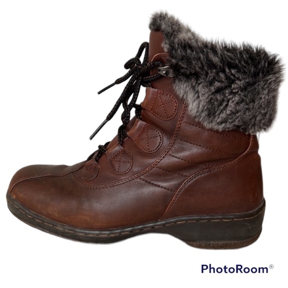 Blondo Shoes - BLONDO Aqua Protect Brown Leather and Wool Winter Boots Size 8